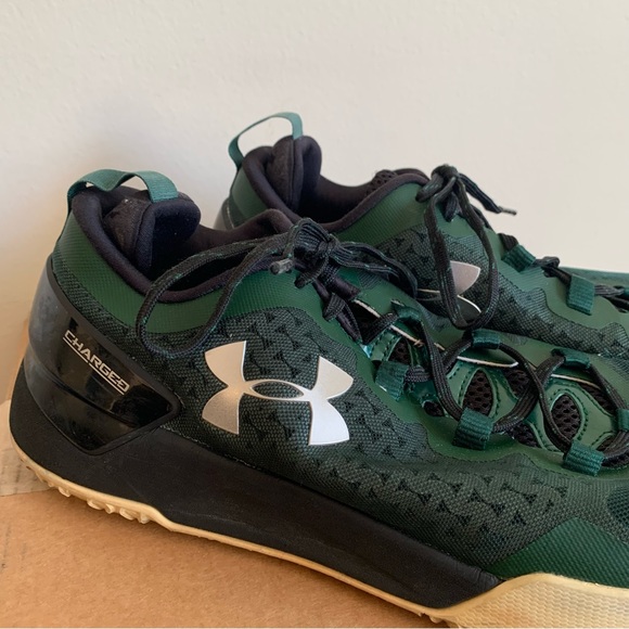 UA Men’s Dark Green Sneakers - Picture 3 of 6